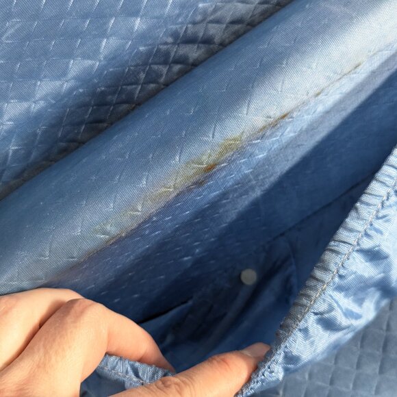 Vintage ladies luggage white board suitcase, vanity case, accessory hatbox - Picture 11 of 14